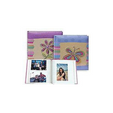 Pioneer 3-D Applique' DA-200Z Striped Bi-Directional 4x6 Memo Album