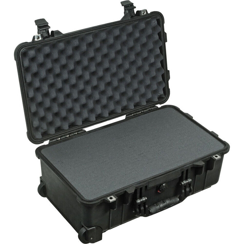 Pelican 1510 Carry on Case with Foam (Black)