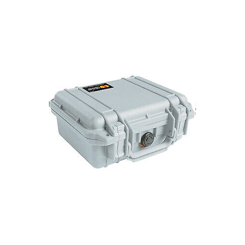 Pelican 1200NF Case without Foam (Silver)