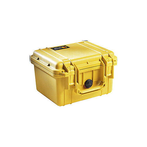 Pelican 1300NF Case without Foam (Yellow)