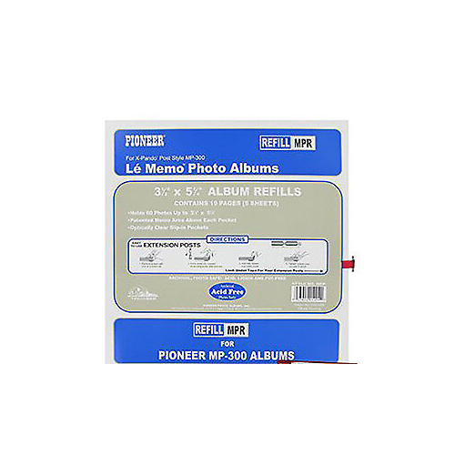 Pioneer Full Size Memo Pocket Album Refill-MPR