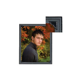 TAP Digital Easel, Picture Folder Frame with Die-Cut Slots for a 4x6 Photo, Pack of 5, Ebony
