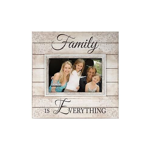 Malden Family Sunwashed Wood Words Frame - 4x6