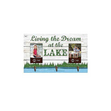 Prinz Lake Side Living The Dream Plaque Frame 18x11