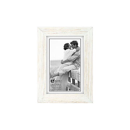 Malden 805-57 5x7 White Wash Linear Frame