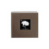 Pioneer 200 Pocket Photo Album - Warm Mocha Natural Colors Fabric