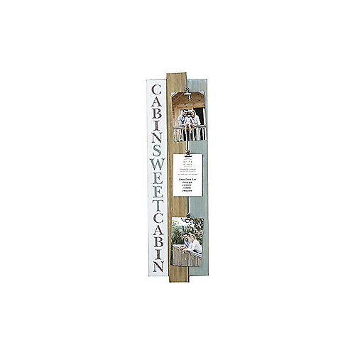 Prinz Cabin Sweet Cabin Plank Plaque with 3 Clips