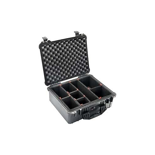 Pelican 1550 Waterproof Case with TrekPak Insert (Black)