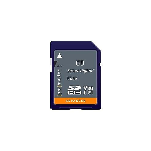 Promaster 128GB SDXC Advanced UHS-I V30 Memory Card