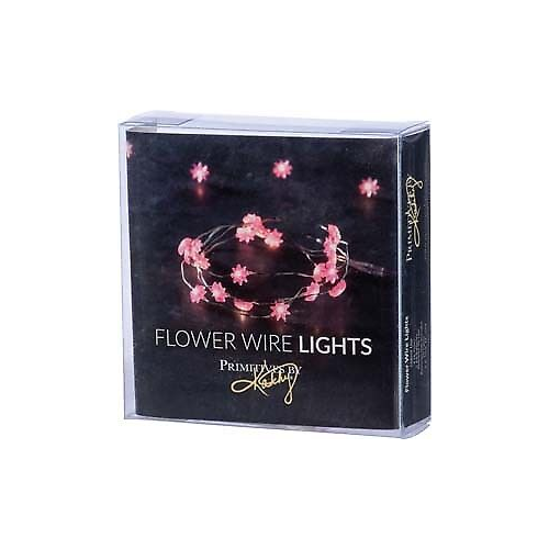 Primitives Battery Powered Wire Lights - Flower