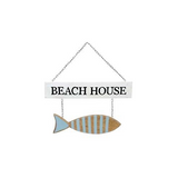 Beachcombers Beach House Sign With Fish