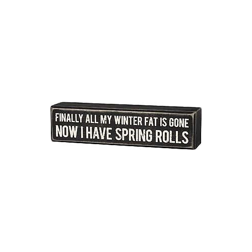 Primitive Spring Rolls Box Sign