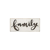 Primitives Family Carved Sign