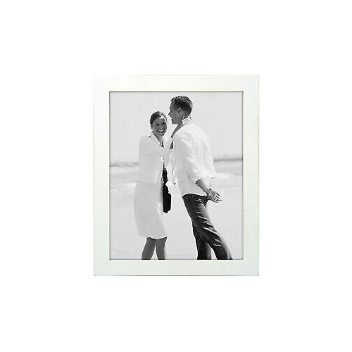 Malden Linear White Wood 4x6 Frame