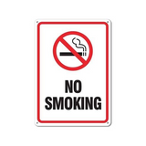 Hall Signs No Smoking Sign, Smoking Sign Legend 10 X 7 Rust Free 0.40 Aluminum Sign
