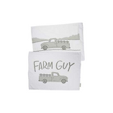 Primitives Farm Guy & Farm Girl Pillow Case Set