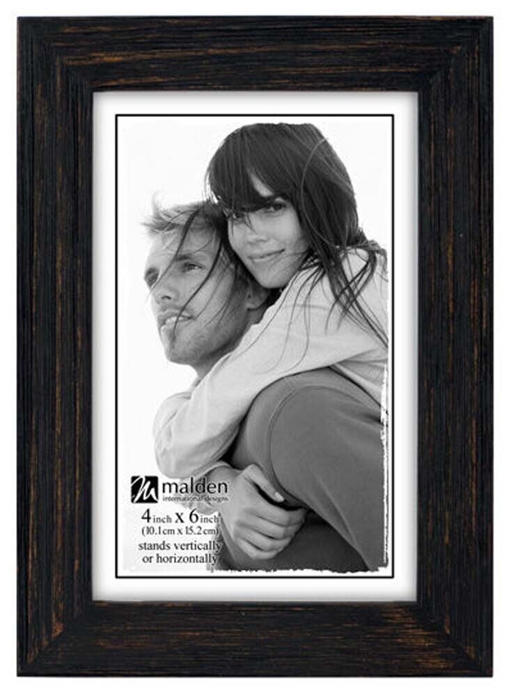 Malden 4x6 Linear Rough Black Frame