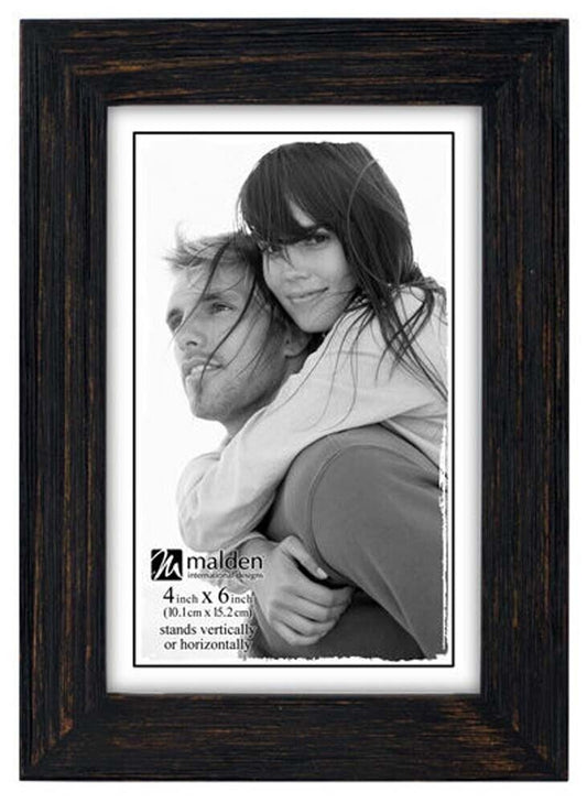 Malden 4x6 Linear Rough Black Frame