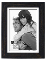 Malden 5x7 Linear Rough Black Frame