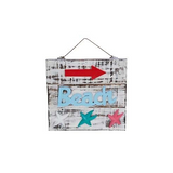 Beachcombers Beach Arrow Starfish Sign
