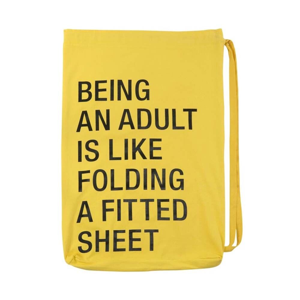 About Face Designs I Can't Adult Laundry Bag
