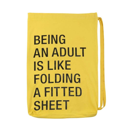 About Face Designs I Can't Adult Laundry Bag