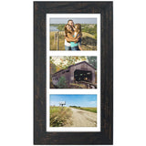 Malden 3 Opening 5x7 Rough Black Manhattan Frame