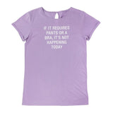 About Face Designs Not Happening Sleep Tee M/L