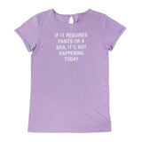 About Face Designs Not Happening Sleep Tee M/L