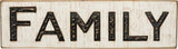 Primitives Carved Sign - Family