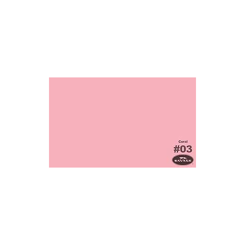Savage Seamless Background Paper 86" x 12 yd Coral