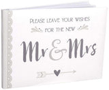 Malden Mr and Mrs Wedding Guest Book