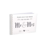 Malden Mr and Mrs Wedding Guest Book