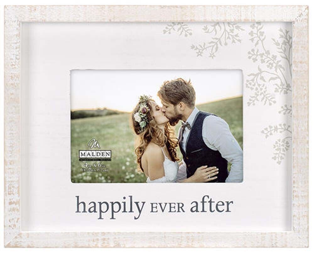 Malden Happily Ever After Rustic Border 4x6 Frame