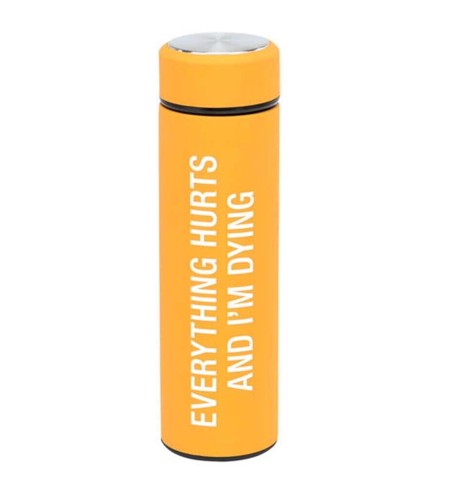 About Face Designs Everything Hurts Insulated Bottle