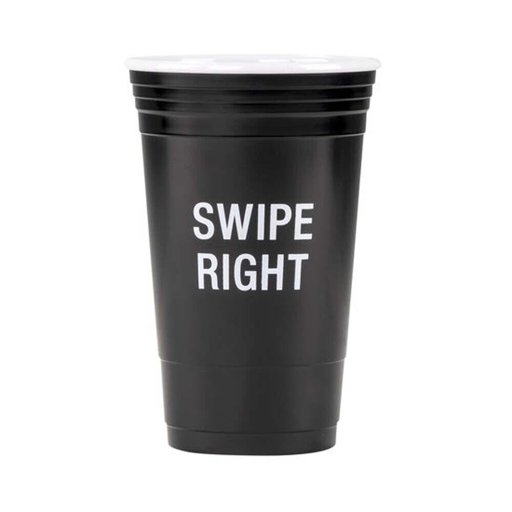About Face Designs Swipe Right Party Cup