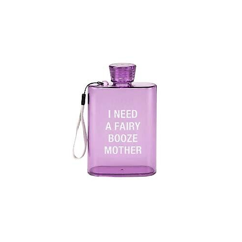 About Face Designs Booze Mother Acrylic Flask