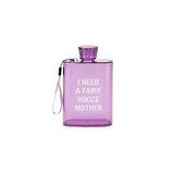 About Face Designs Booze Mother Acrylic Flask