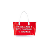 About Face Designs Beach Bag Mermaid
