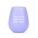 About Face Designs Annoyed Silicone Wine Glass