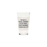 About Face Designs Work Related Pint Glass