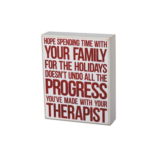 Primitives Box Sign - Spending Time With Your Family