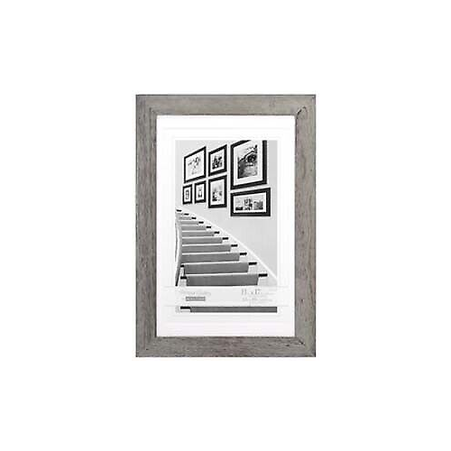 Malden 11x17/12x19 Gray Distressed Manhattan Frame