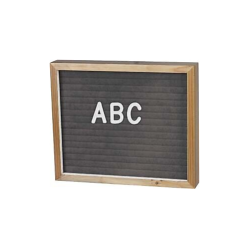 Primitives Letter Board - Natural Gray