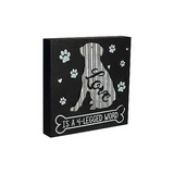 Malden Love is a 4 legged Word Galvanized Sign