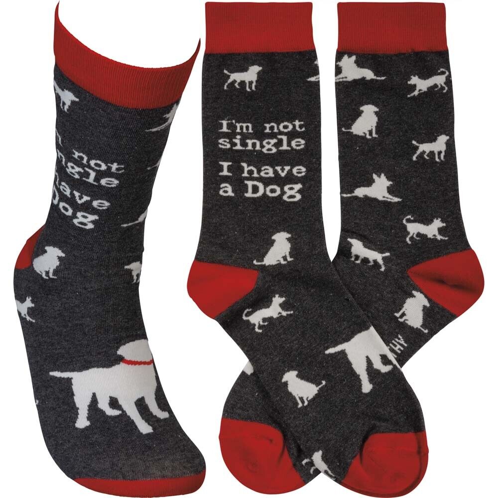 Primitives Socks - I'm Not Single I Have A Dog