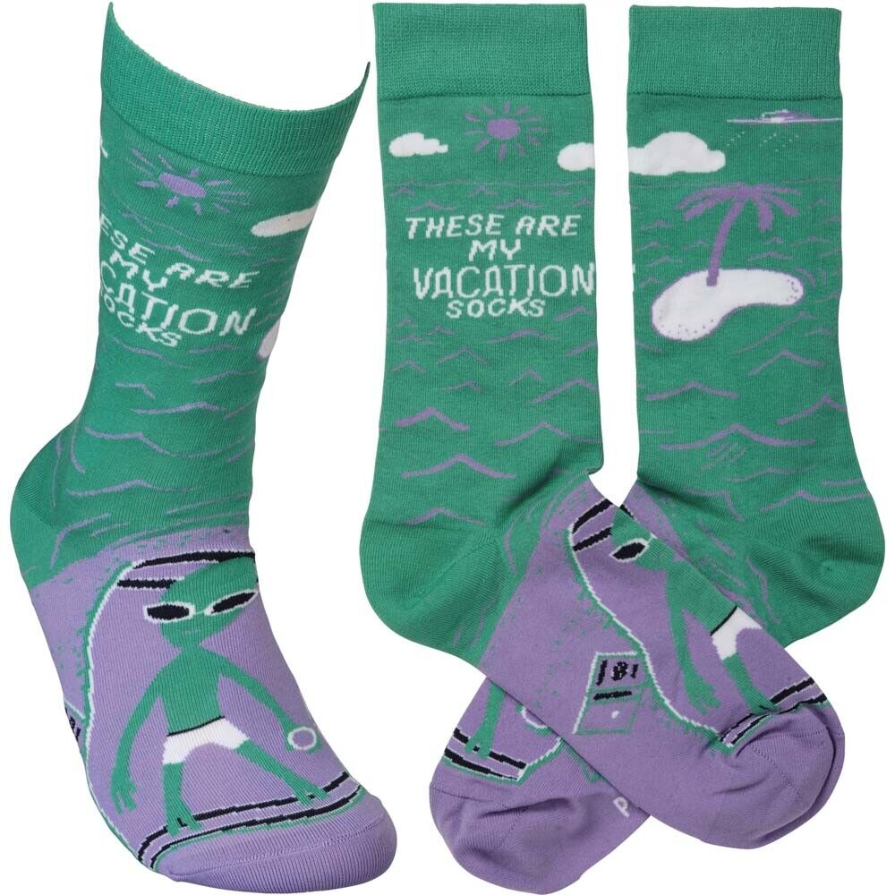 Primitives Socks - These Are My Vacation Socks