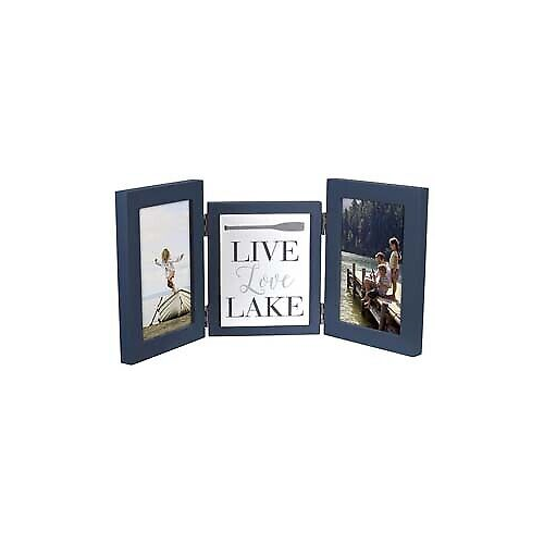 Malden Live Love Lake Tri-Fold Frame