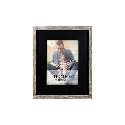 Malden 5x7 Rustic Border Black