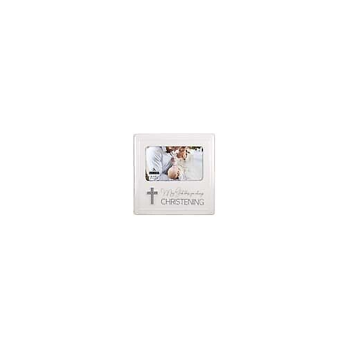 Malden 4X6 Christening Ceramic Frame